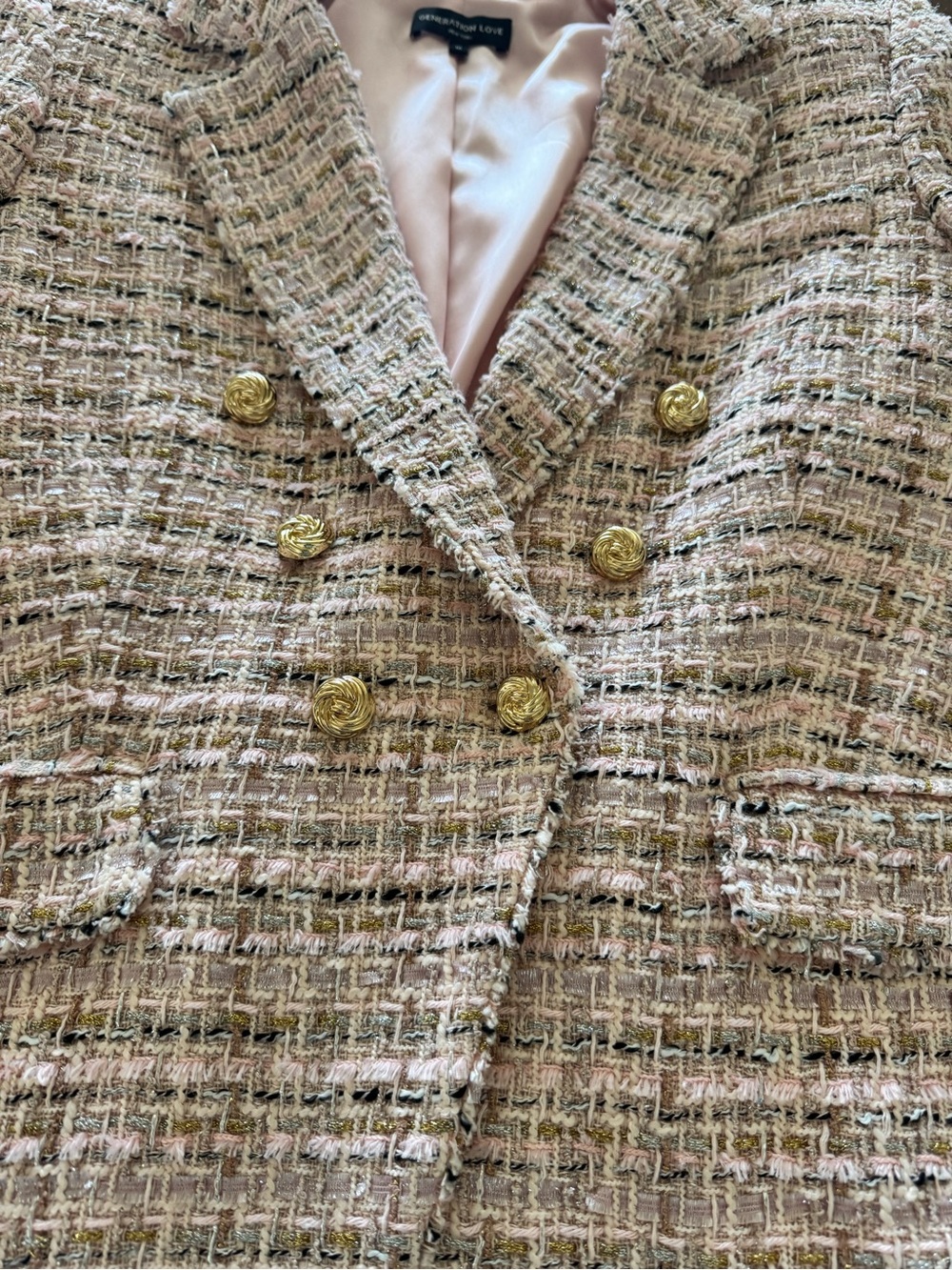 Generation Love Pink Tweed Blazer - Picture 10 of 14